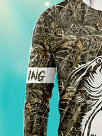 Men's Outdoor Casual Hoodie - Patterned Sweatshirt Medium Stretch