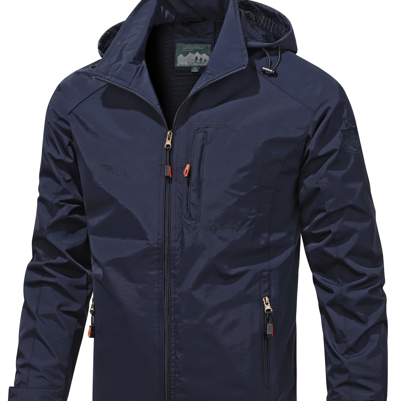 Men's Lightweight Jacket Packable Running Jacket Coat Stand Collar Bomber Jacket - The Superior Findings Depot