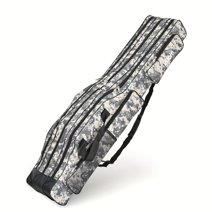 1pc Durable 3-Layer Fishing Rod Storage Bag - Effectively Protects and Organizes Your Valuable Tackle and Gear, Keeping Them Safe and Within Reach