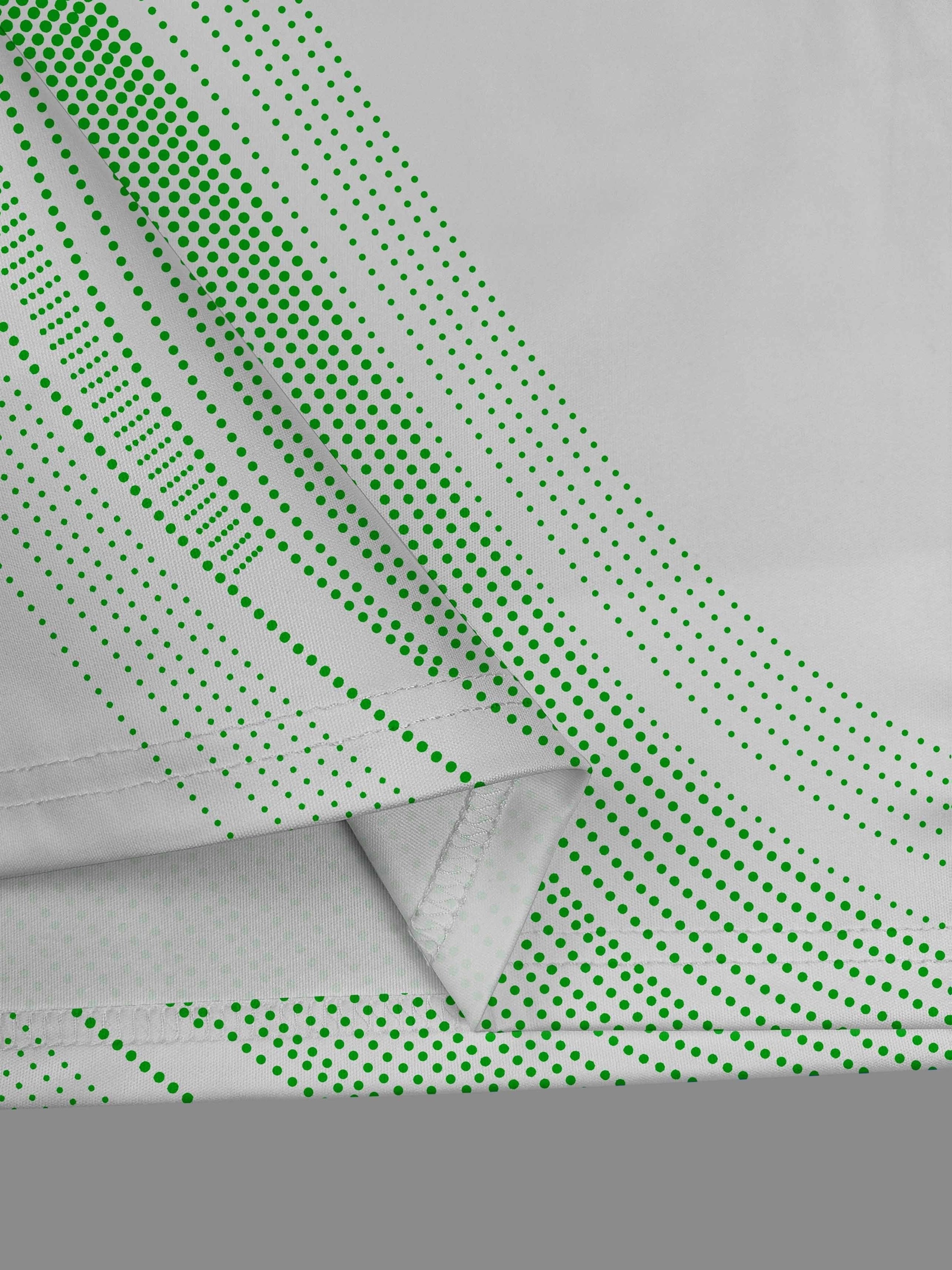 Men'S Classic White & Blue Polo Shirt with 3D Golf Ball Print - Breathable Summer Casual Wear, Regular Fit, Button-Up Collar, Lightweight Fabric for Golf, Park & Casual Attire, Golf Shirt, Park Attire, Sporty Style, Comfortab