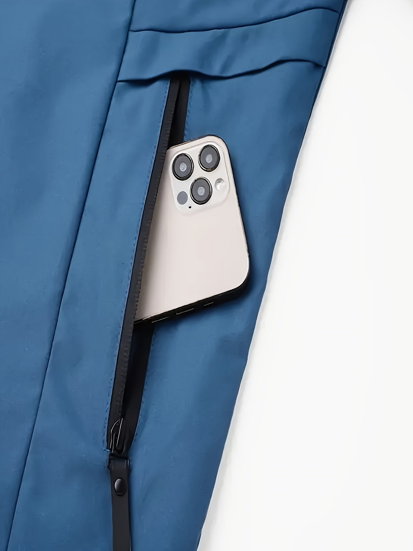 Men's Heavy-Duty Windproof Hooded Jacket with Jesus Logo & Bible Verse Print - Full-Zip Winter Coat, Golden-Tone Religious Design, Machine Washable Warm Outerwear for Church Events, Christmas Gifts (Full Back Print) - The Superior Findings Depot