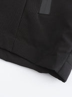 Men's Trendy Sporty Hooded Jacket - Geometric Pattern Bomber