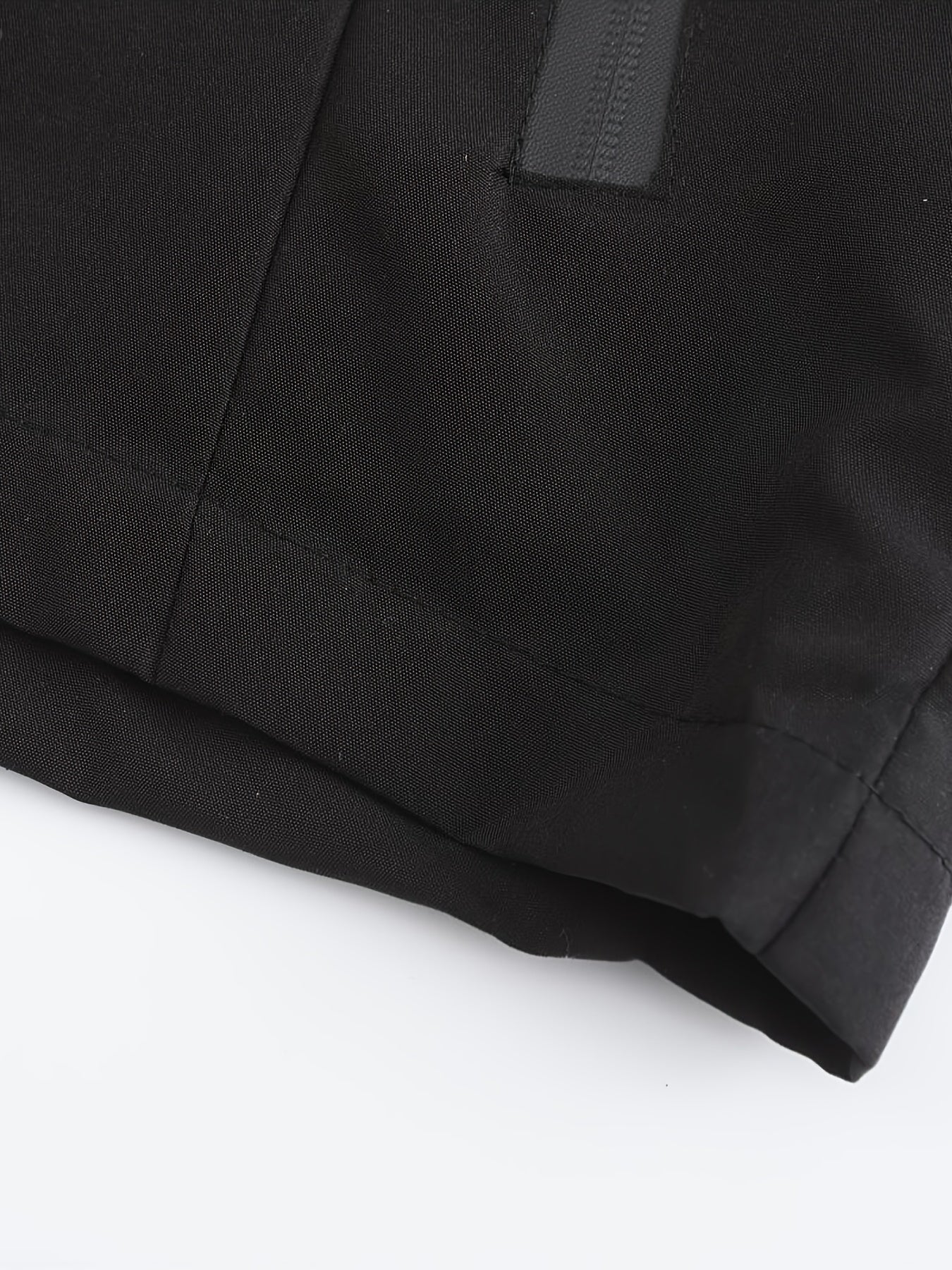 Men's Trendy Sporty Hooded Jacket - Geometric Pattern Bomber