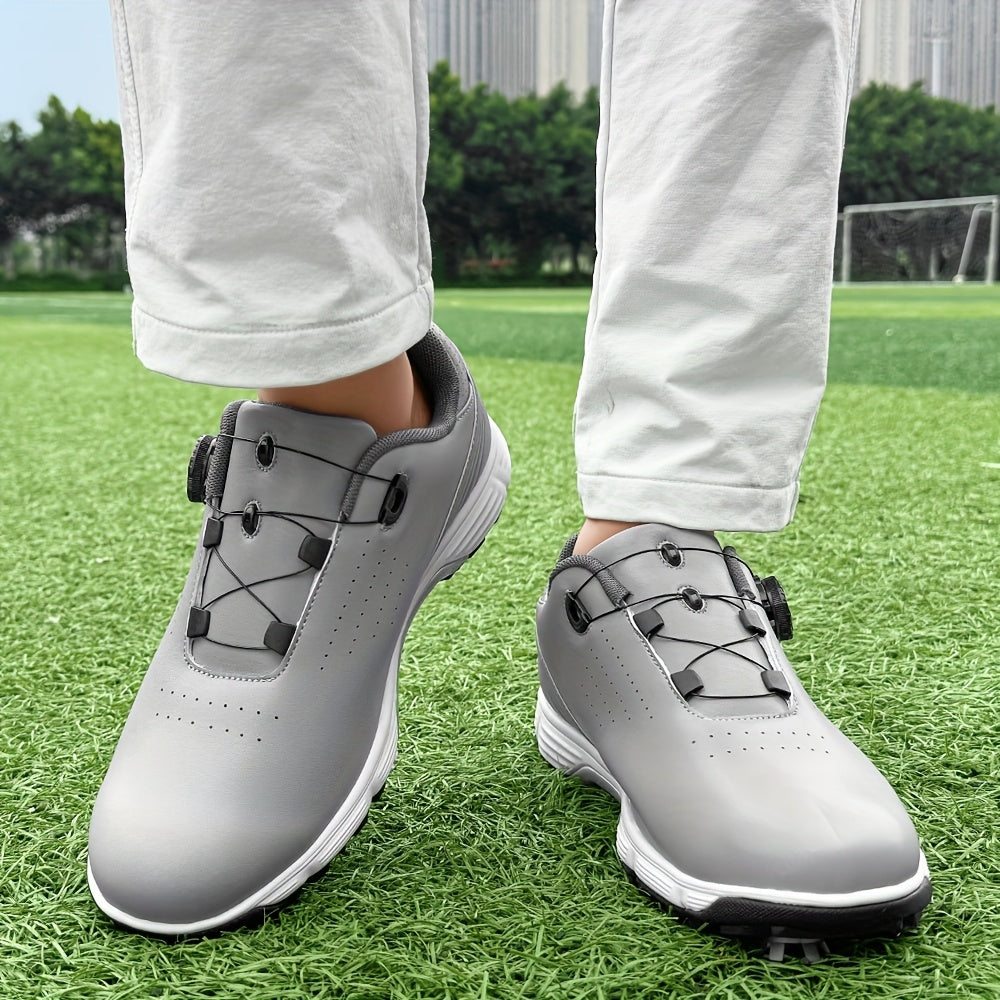 THESTRON Men's Lightweight Golf Shoes - Non-Slip TPU Sole