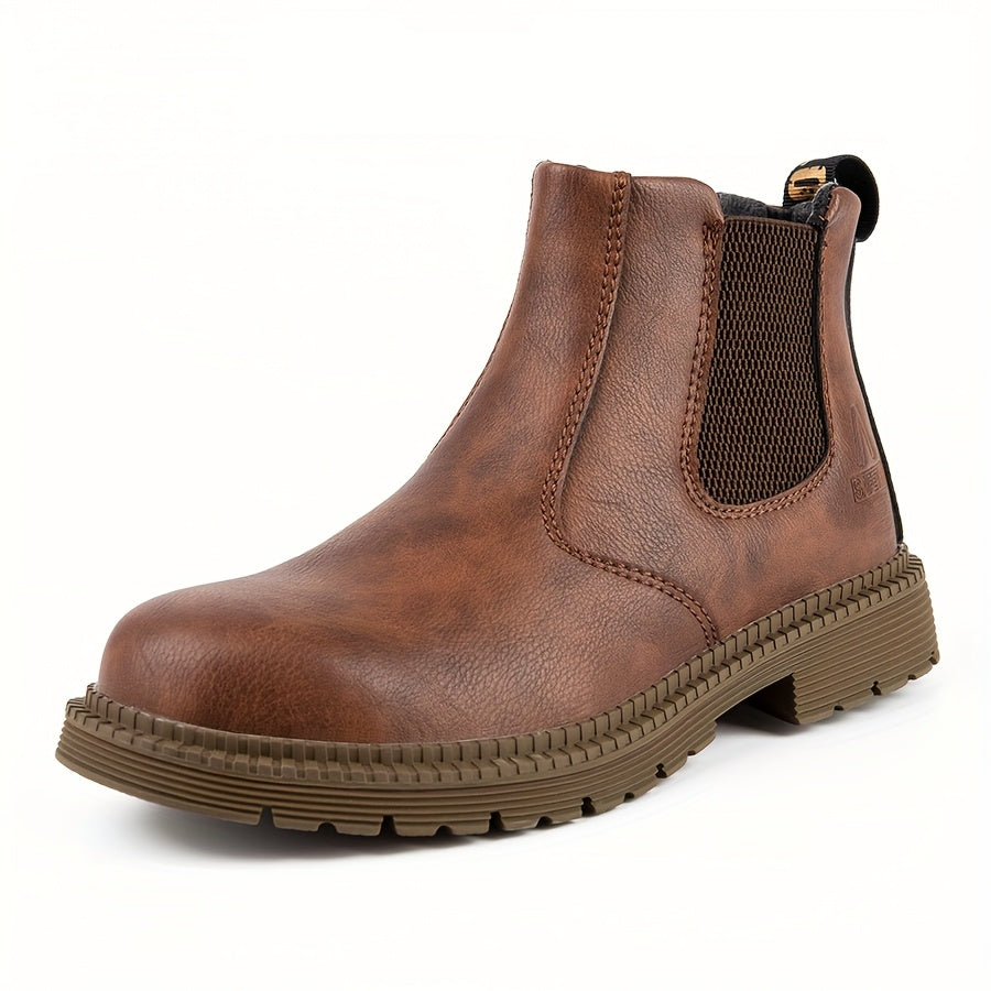 All-Season Steel Toe Work Sneakers - Breathable Safety Shoes