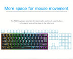 MageGee Mini 60% Gaming/Office Keyboard, Keycap Type Wired RGB Backlit Compact Computer Keyboard for Windows/Mac/Laptop, Laptop Accessory, Modern Keyboard, Sturdy Construction, Adjustable Lighting, Students - The Superior Findings Depot