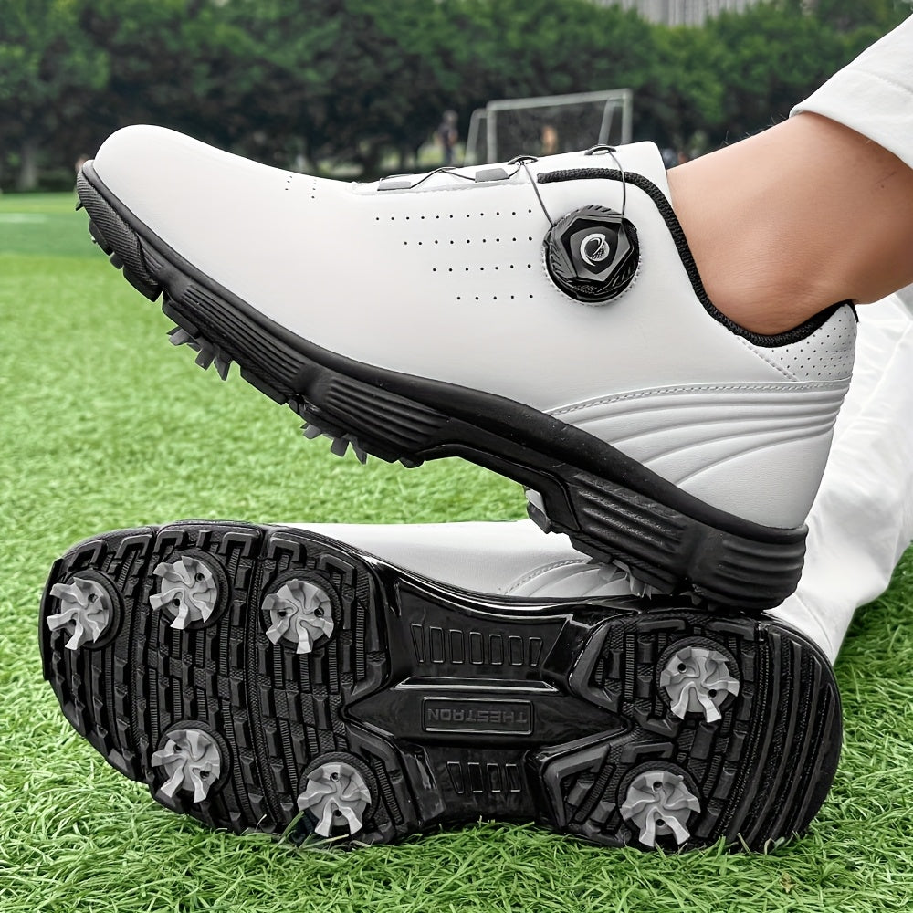THESTRON Men's Lightweight Golf Shoes - Non-Slip TPU Sole