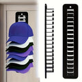 1 Wall-Mounted Hat Rack - 16-Hat Capacity No-Nail Adhesive