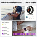 New Men's and Women's Sports Smartwatch, 1.52-inch Full Touch Screen with Call and Message Features, Activity Tracker, Pedometer, Multiple Sport Modes, Compatible with iOS/Android Devices, Minimalist Style, TPU Strap, Alloy C - The Superior Findings Depot