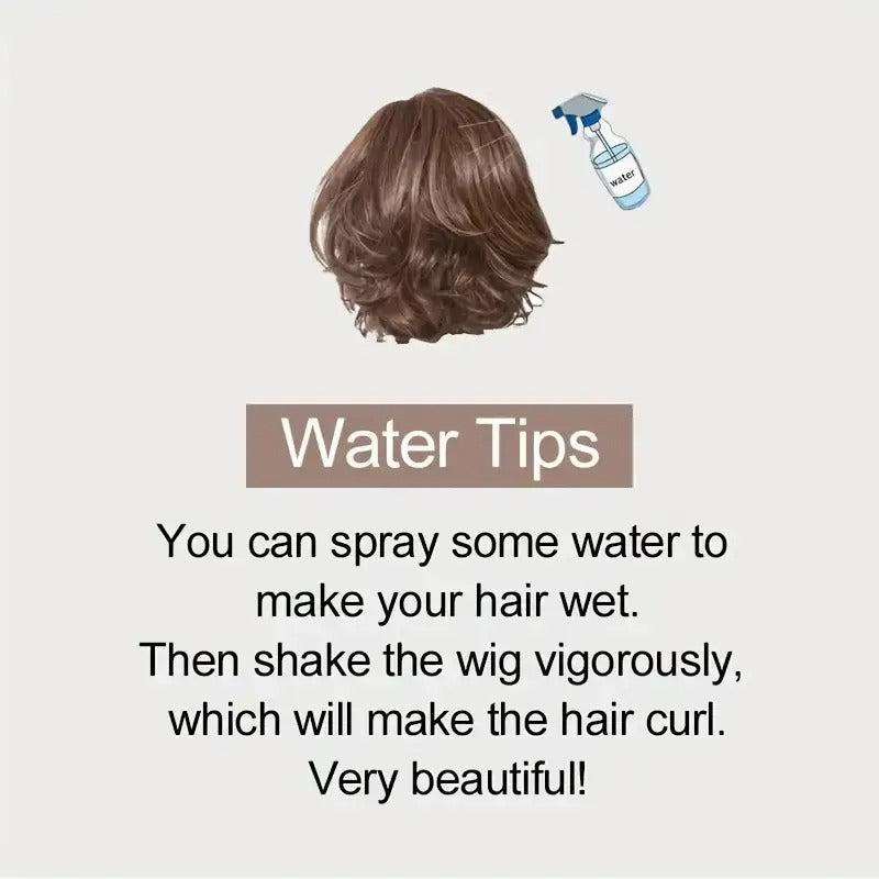 Short Bob Wig for Women, Natural-Looking Body Wave Synthetic Hair, Golden Brown/Blonde/Beige/Brunette Ombre, Heat-Resistant Fiber, Breathable Mesh Cap, Middle Part Short Cut Wig for Daily Wear, Suits All Beige Tones - The Superior Findings Depot