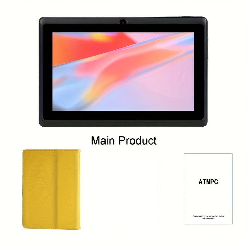 Tablet PC, 7 Inch HD IPS Display, Quad Core Processor, 2GB RAM 32GB ROM, Android 11, Dual Camera, WiFi, with Case - The Superior Findings Depot