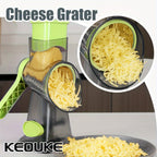 KEOUKE Multi-Functional Cheese & Vegetable Grater with Container