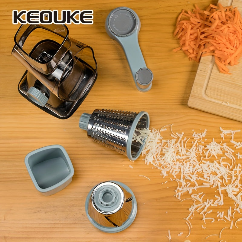 KEOUKE Multi-Functional Cheese & Vegetable Grater with Container