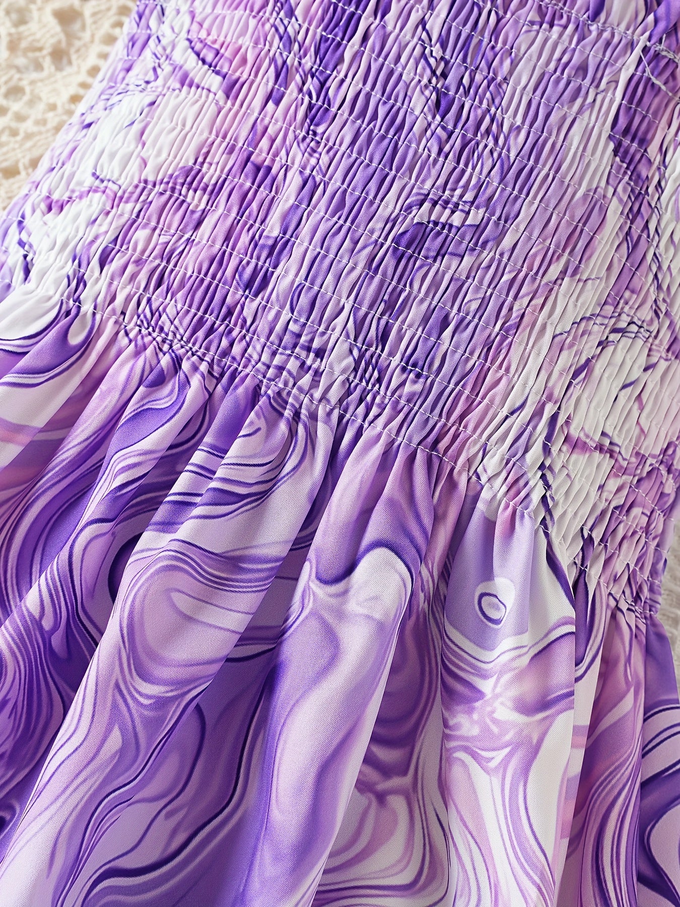 4pcs Girls' Floral Print Sleeveless Dresses - Off-Shoulder Princess Party Dresses with Ruffled Skirts, Light Blue & Pink Floral Patterns, Perfect for Summer Events, Princess Dresses for Girls, Event Attire, Offshoulder Design - The Superior Findings Depot