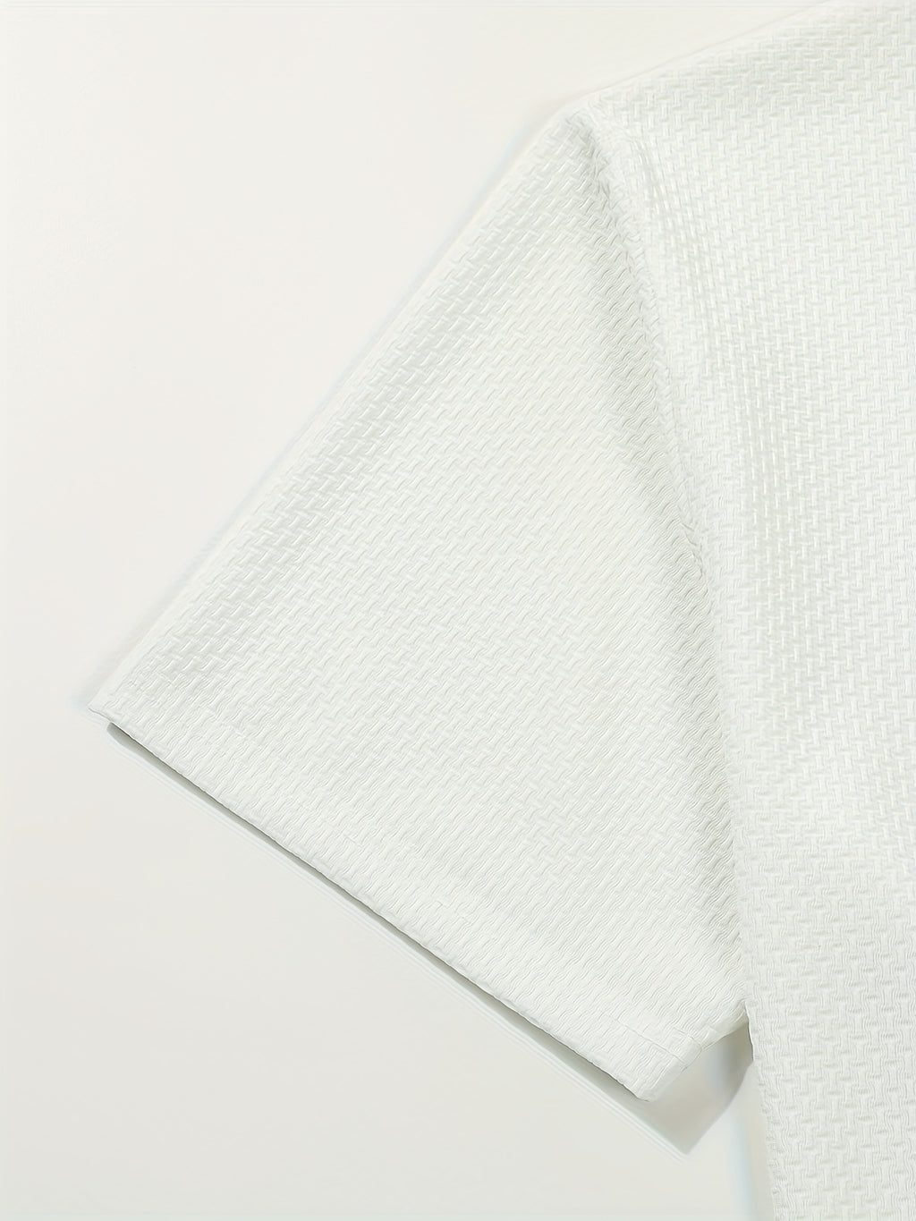 Men's Casual Golf Business Polo Shirt - Large Size Geometric Pattern