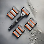 Two Handles + 60 Quality Progressive Blade Attachments for Facial Cleansing Tools, Suitable for Both Men And Women, Classic Manual Safety Razors. - The Superior Findings Depot