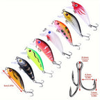 56pcs Fishing Lures Kit Crankbait Tackle Minnow Popper Pencil Swimbaits Hook Freshwater Saltwater Hard Baits Set for pike carp bass fishing christmas gift for man - The Superior Findings Depot