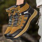MAINALUN Men's All-Season High-Top Hiking Boots - Heavy-Duty