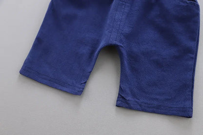 Fashion Baby Boy's Suit Summer Casual Clothes Set Top Shorts 2PCS Baby Clothing Set For Boys Infant Suits Kids Clothes