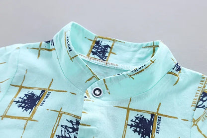 Fashion Baby Boy's Suit Summer Casual Clothes Set Top Shorts 2PCS Baby Clothing Set For Boys Infant Suits Kids Clothes