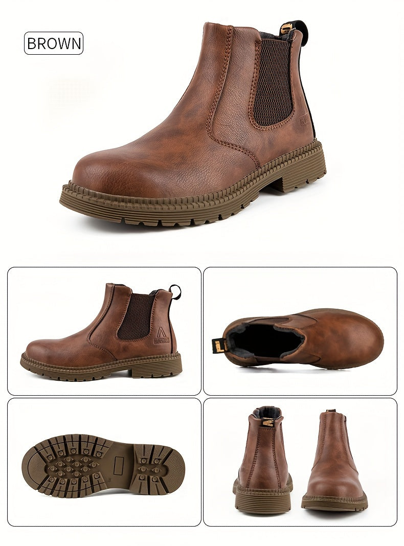 All-Season Steel Toe Work Sneakers - Breathable Safety Shoes