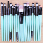 20-Piece Professional Eye Makeup Brush Set - Perfect for Creating Flawless Looks! - The Superior Findings Depot