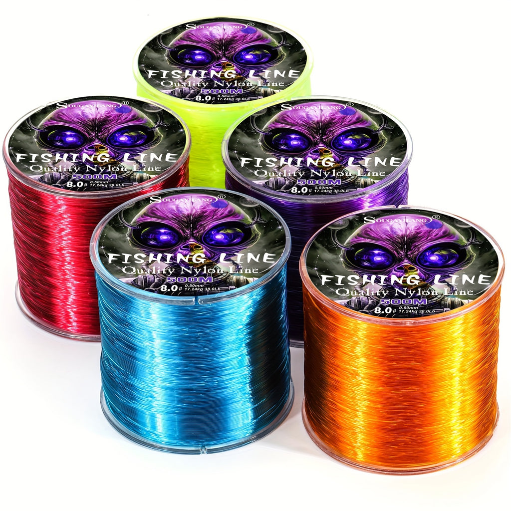 Sougayilang 500m/547yds Fishing Line, Wear-resistant Nylon Line, Fishing Accessories - The Superior Findings Depot