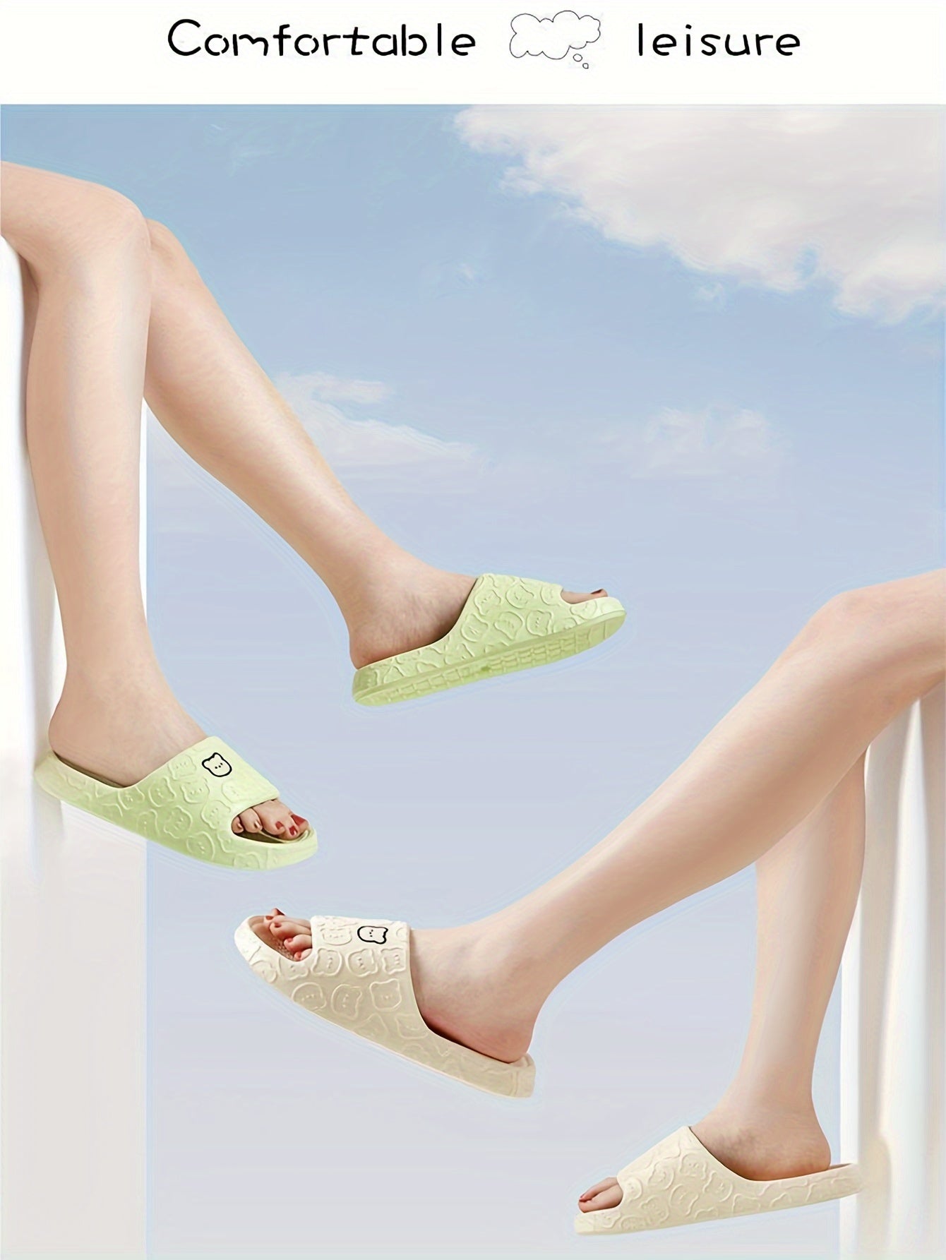 Ultra Comfy Unisex Slippers - Soft Breathable EVA Soles, Non Slip Grip, Open Toe Design for Indoor Outdoor Activities, Perfect for Men and Women - Casual Comfortable Shoes for Relaxation, Travel, and Daily Use - The Superior Findings Depot