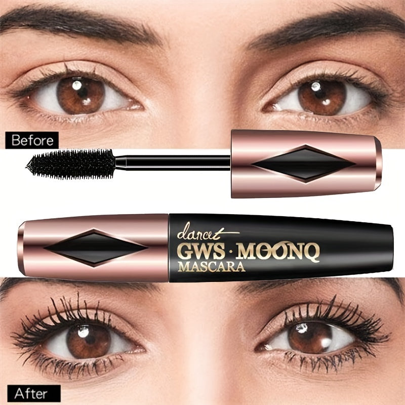 3D Fiber Mascara - Long Black Lash Extension, Waterproof Eye Makeup, Curling & Defining, All Skin Types, Smudge-Proof Formula, Long-Lasting Wear - The Superior Findings Depot