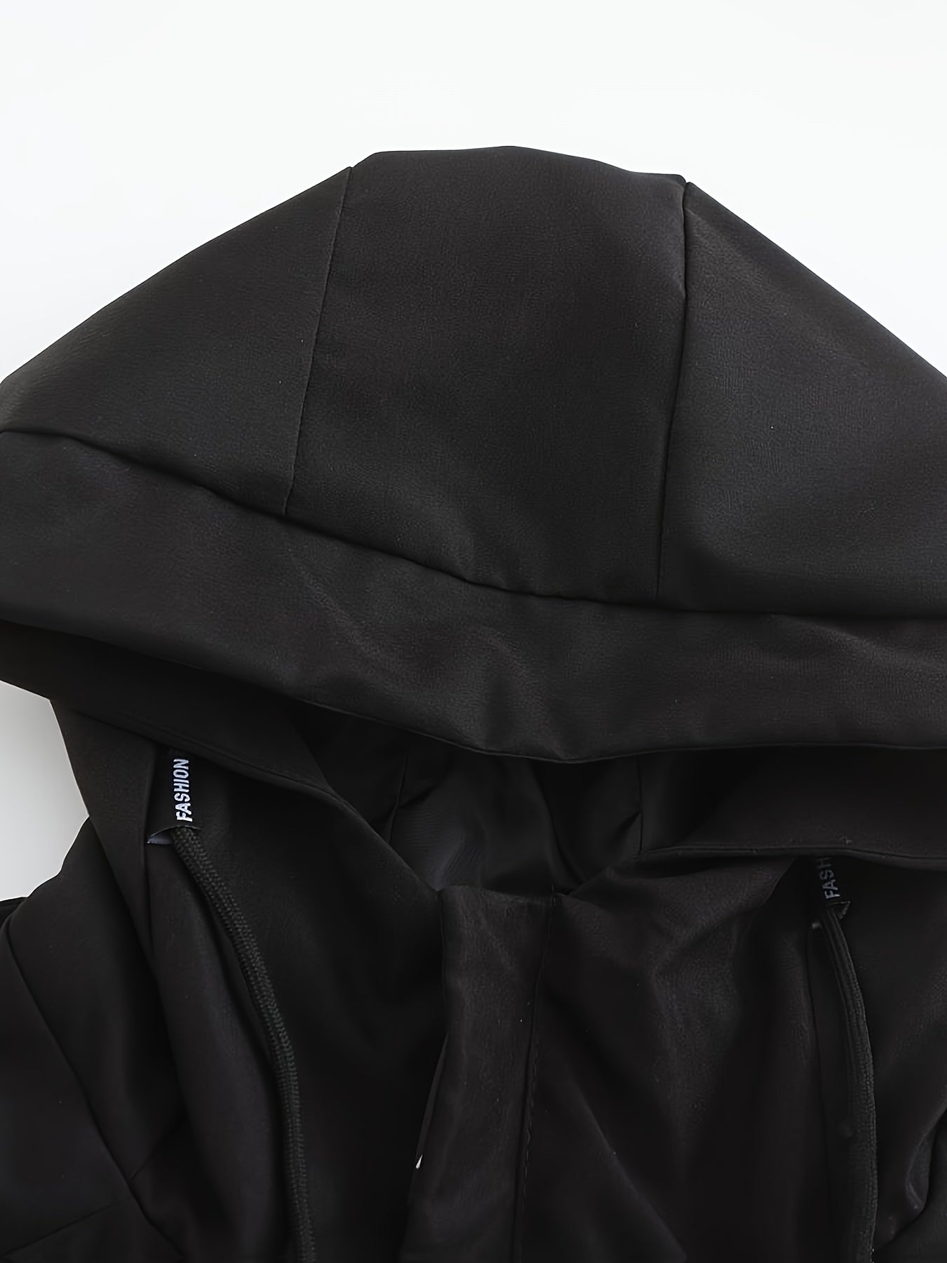 Men's Trendy Sporty Hooded Jacket - Geometric Pattern Bomber