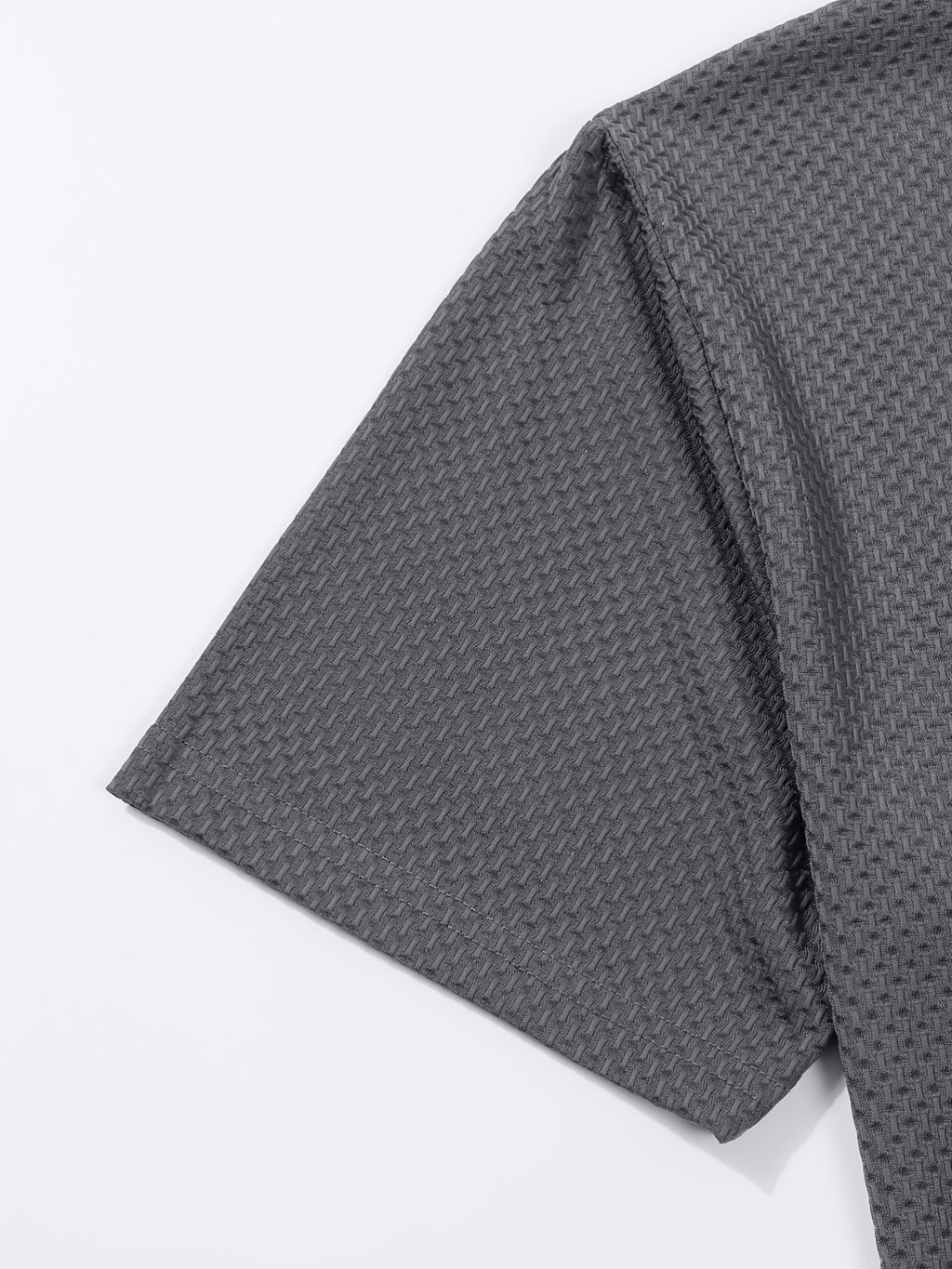 Men's Casual Golf Business Polo Shirt - Large Size Geometric Pattern