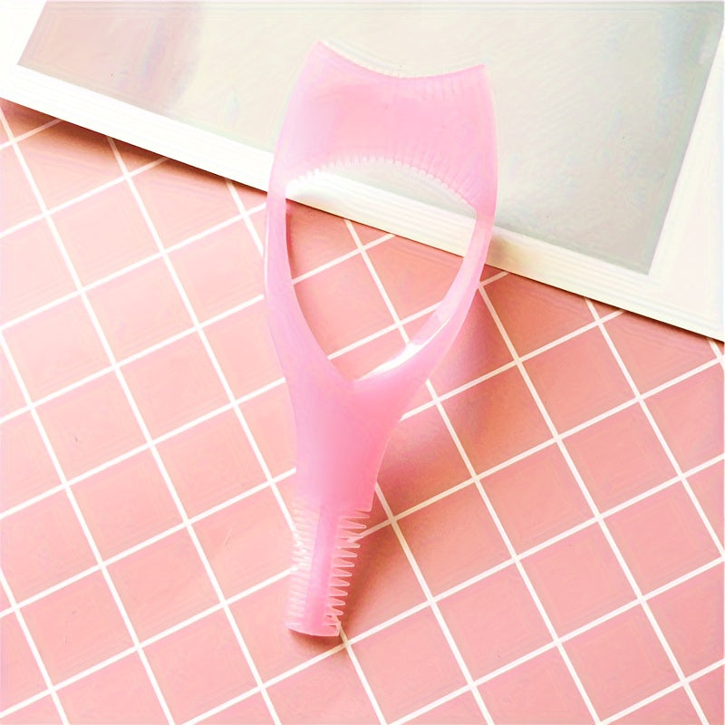 1/3/5pcs Eyelash Makeup Auxiliary Tool Upper Lower Eye Lash Mascara Guard Applicator Guide Helper with Eyelash Comb for Makeup, Mascara Guide, Lash Separator, Compact Design, Dualsided Comb, Smooth Edges, Lightweight Applicat - The Superior Findings Depot