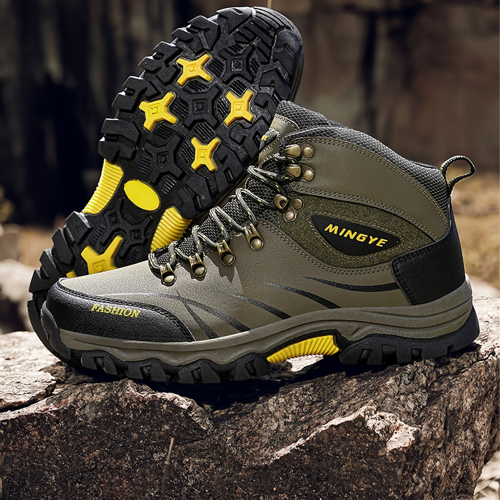Men's High-Top Outdoor Sports Shoes - Trail Running & Hiking