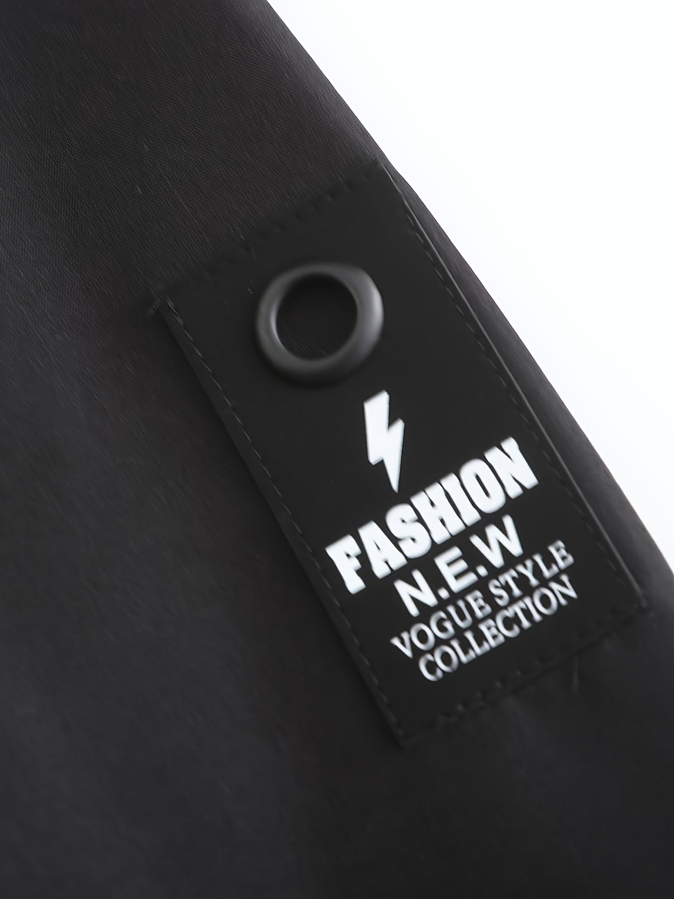 Men's Trendy Sporty Hooded Jacket - Geometric Pattern Bomber