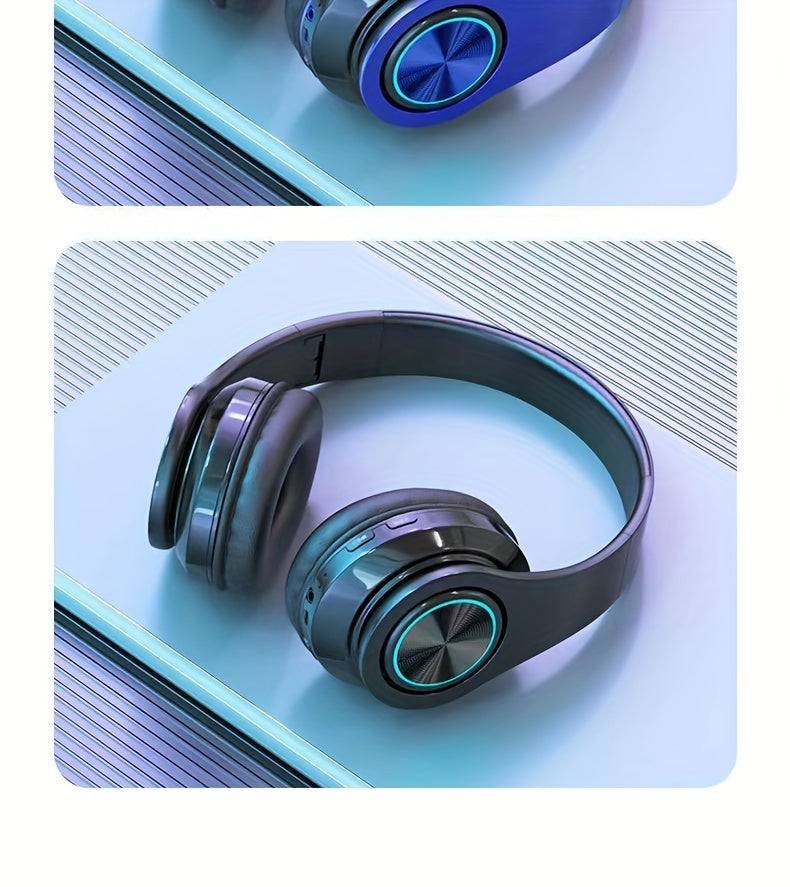 39 Luminous Wireless Headphones with Plug-in, Wired and Wireless Multifunctional Use - The Superior Findings Depot