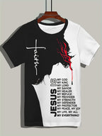 Casual Short-Sleeve Outdoor Men's Crew Neck T-Shirt