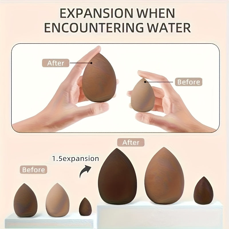 13pcs set of soft makeup brush, 8 mini brush &14 sponge set, soft makeup brush with cosmetic sponge, for makeup base pink, shadow of eyes, makeup brush for blurring Kabuki, beauty tools - The Superior Findings Depot