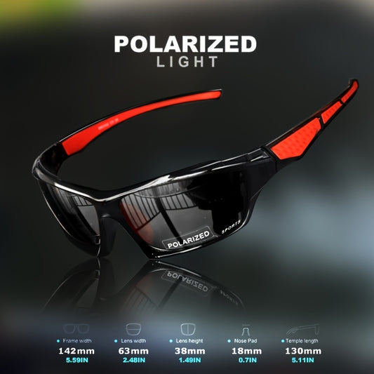 1/3pcs Vibrant Color-Changing Polarized Sports Glasses - Windproof, Anti-Glare, Unisex Design for Enhanced Visibility - Ideal for Outdoor Enthusiasts: Fishing, Biking, Hiking, Running, Driving, and More!