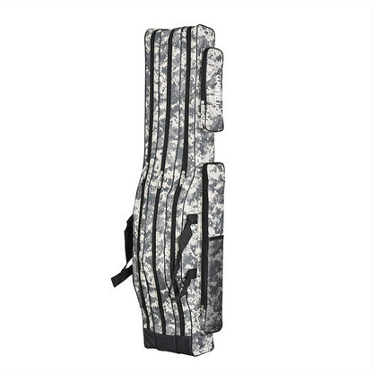 1pc Durable 3-Layer Fishing Rod Storage Bag - Effectively Protects and Organizes Your Valuable Tackle and Gear, Keeping Them Safe and Within Reach