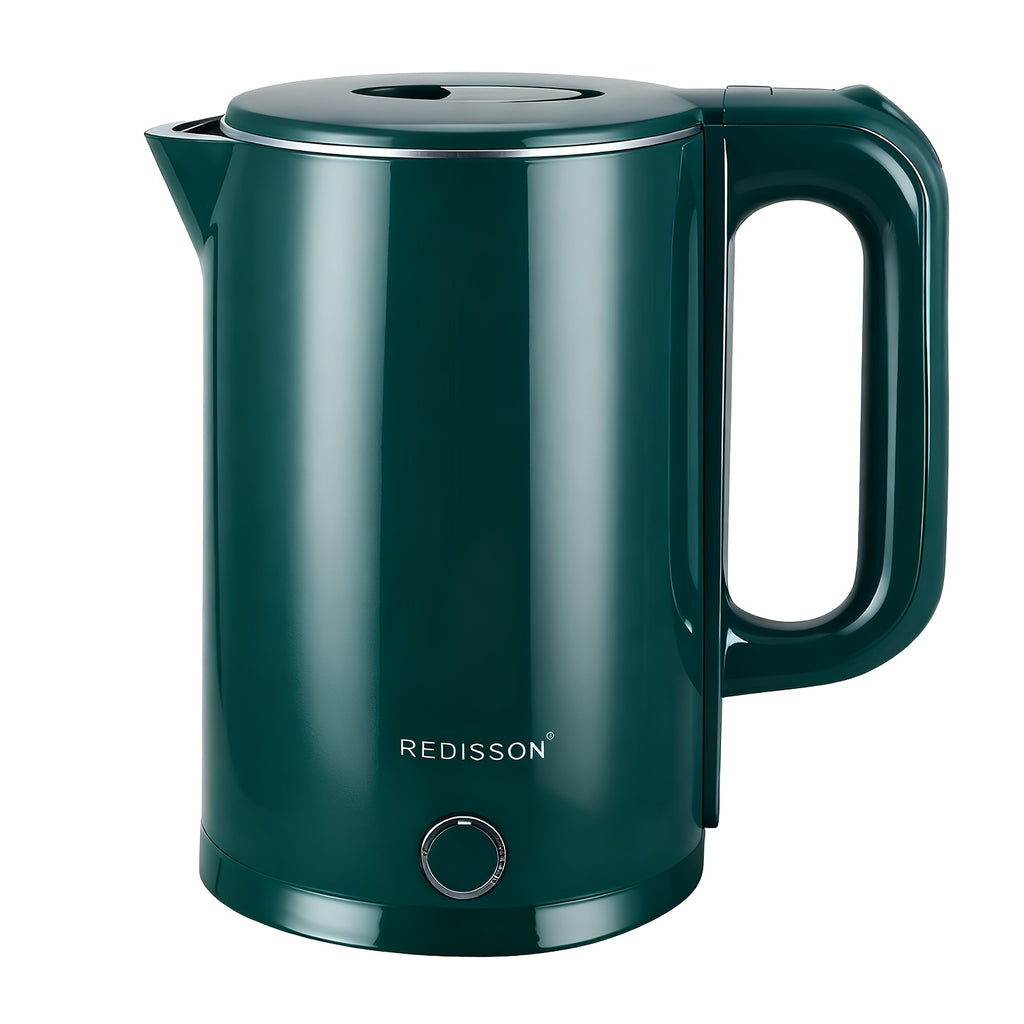 Electric Kettle Quiet, Double Wall Hot Water Boiler BPA-Free, Quiet Boil And Cool Touch Tea Kettle, Cordless with Auto Shut-Off & Boil Dry Protection, 1500W Fast Boiling, Stylish Kitchenware, Reliable Performance, Sturdy Inte - The Superior Findings Depot
