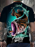 Men's Summer Creative Fashion 3D Digital Print T-Shirt