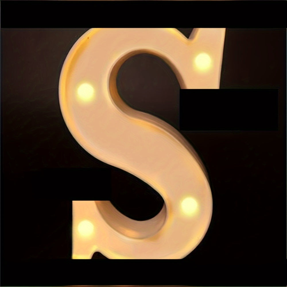 Charming 16cm LED Alphabet & Number Night Lights - Battery-Powered, Warm White Glow for Cozy Home Ambiance, Weddings, Birthdays, Christmas Decor - High-Quality, Easy to Install, Lights for Decoration - The Superior Findings Depot