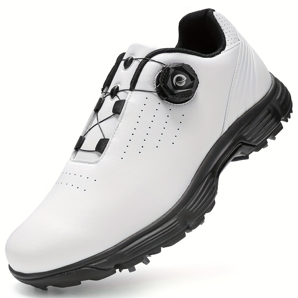 THESTRON Men's Lightweight Golf Shoes - Non-Slip TPU Sole