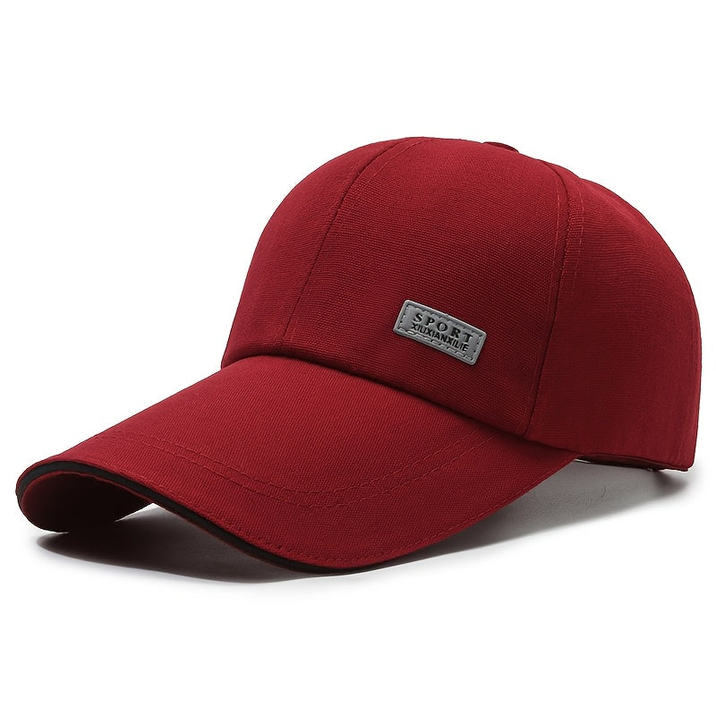 Set of 5 Men'S Baseball Caps Designed for Sun Protection, Featuring Extended Brims Suitable for Fishing - The Superior Findings Depot