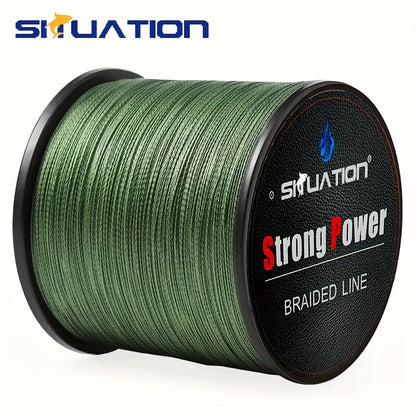 300/500M 4-Strand Multifilament PE Braided Fishing Line - I-Super Strong Anti-abrasion, Smooth Long Casting, 328/546YDS, 10/20/30/40/80LB (4.54/9.07/13.61/18.21/18.94/G36) Abashisekeli