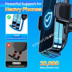 D38-C Car Phone Holder Mount by TOPK, Enhanced Adjustable Cell Phone Holder for Car Dashboard, Works with All Phones in Both Horizontal And Vertical Positions - The Superior Findings Depot