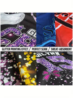 Customizable Men's Golf Polo Shirt - Pink with Black & White Print