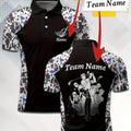 Customizable Golf Polo Shirt - Personalized Name & Team Logo