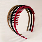 Hair Clip Frosted Color Headband Women's Non-slip Band Teeth Simple Pressure Headband Face Headband Hair Accessories - The Superior Findings Depot