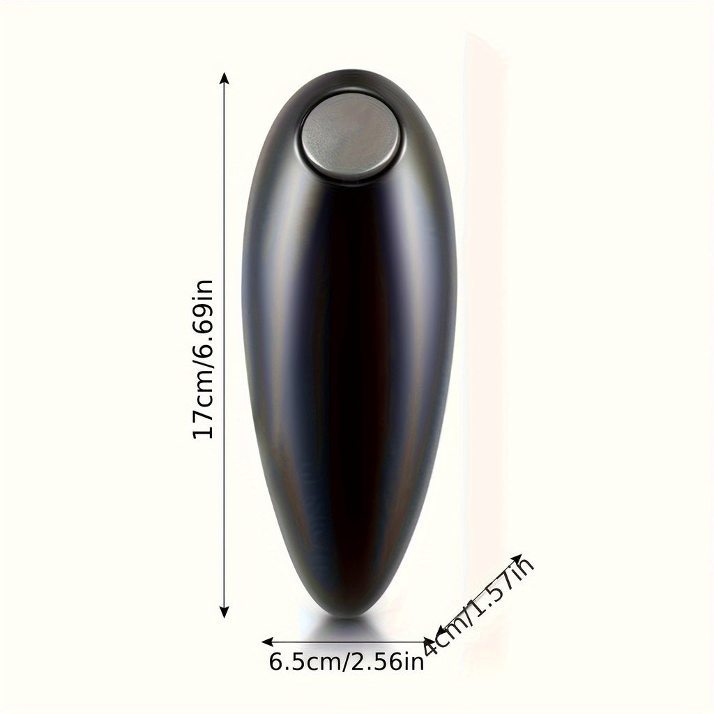 1pc Smooth Edge Electric Can Opener - Easy Opening & Arthritis Relief